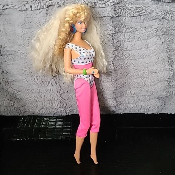 Vintage Mattel 1989 Barbie And The Allstars Blonde Barbie Doll - Picture 9 of 14